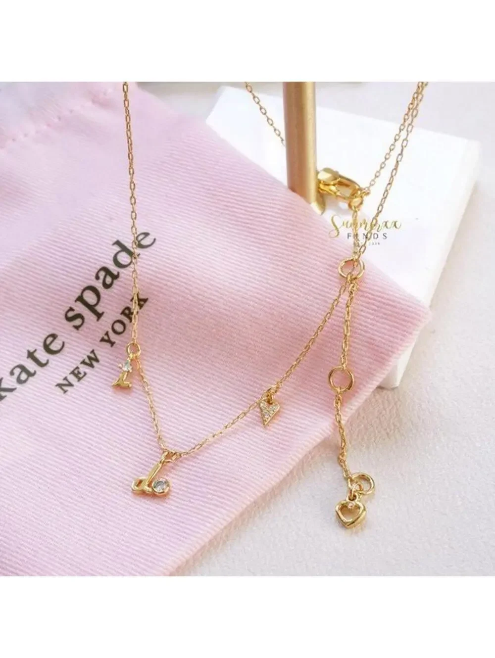 Kate Spade Say Yes I Do Charm Necklace